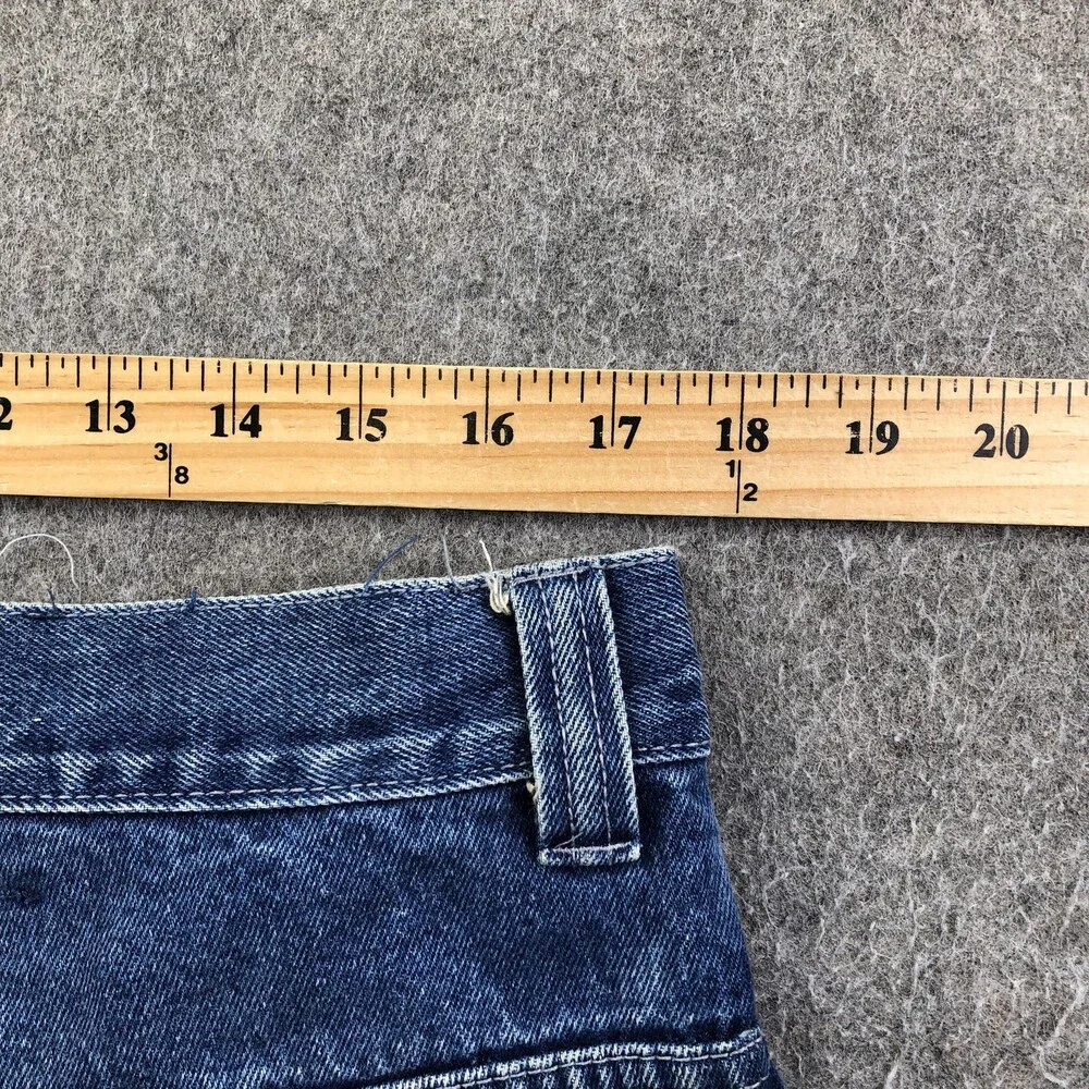 PACO Jeans Mens 36x28 Blue Wash Relaxed Wide Leg Carpenter Denim Vintage Y2K